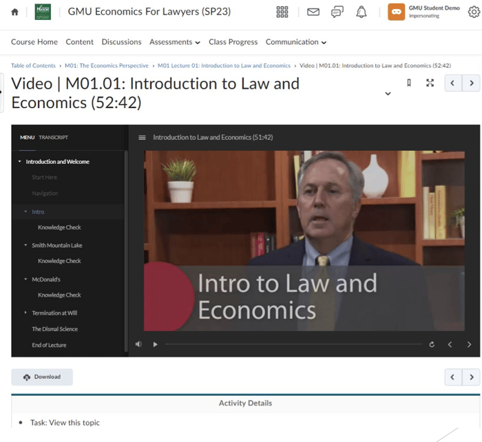 Online Learning Platform - US Law